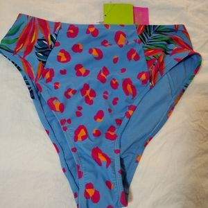 Tabitha Brown Target High Waist French Cut Bikini Bottoms Women's Large 12-